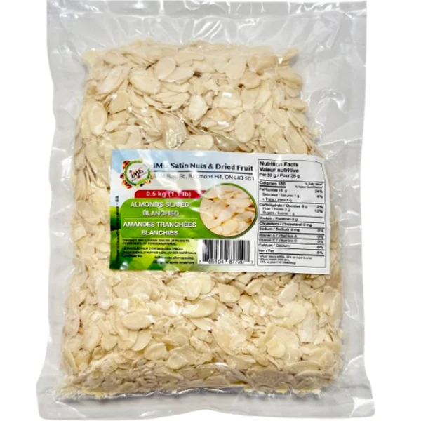 Img Satin - Almond Sliced Blanched 500GR