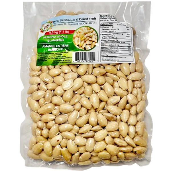 Img Satin - Almond Whole Blanched 500GR