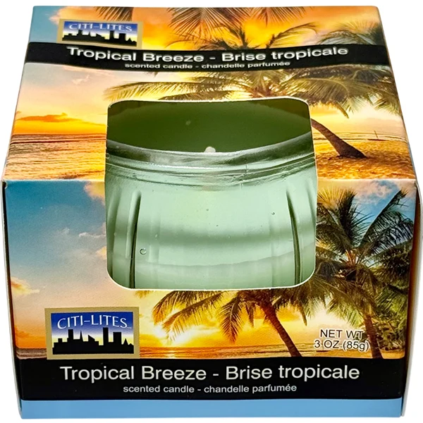 Citi Lites - Tropical Breeze Globe Jar Candle 3OZ