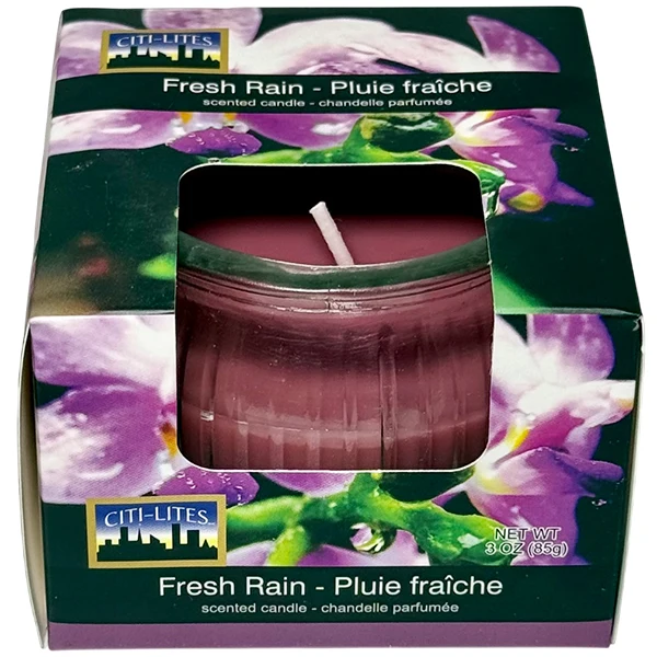 Citi Lites - Fresh Rain Globe Jar Candle 3OZ