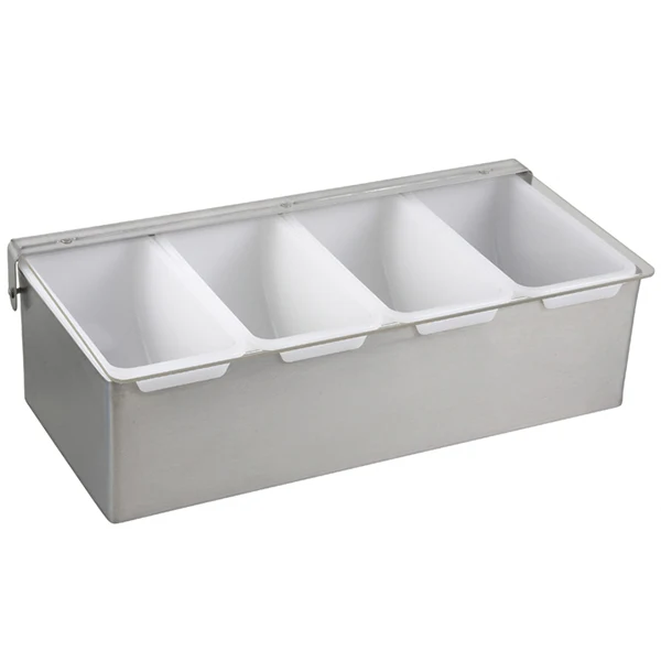 Winco - 4 Comp Condiment Holder EA