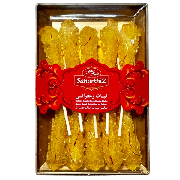 Saharkhiz - Saffron Rock Candy Crystal Box 150GR