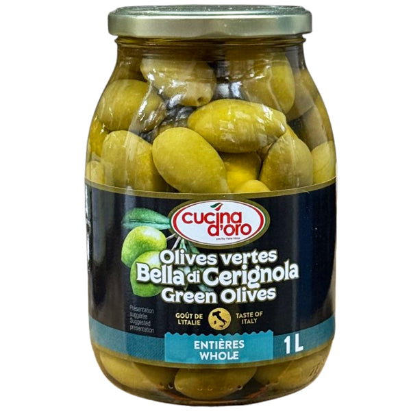 Cucina D'Oro - Green Castelvetrano Olives 1LT