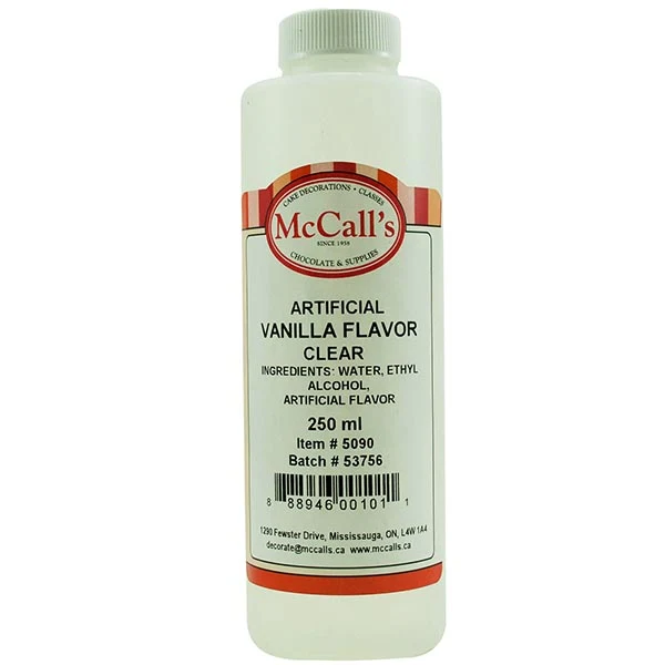 Mccalls - Vanilla Flavor Clear 250 ML 250EA