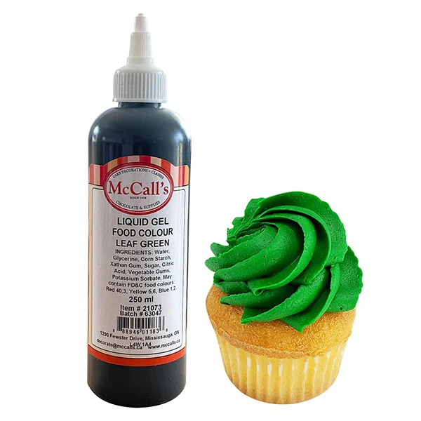 Mccalls - Liquid Gel Food Colour Green 250ML