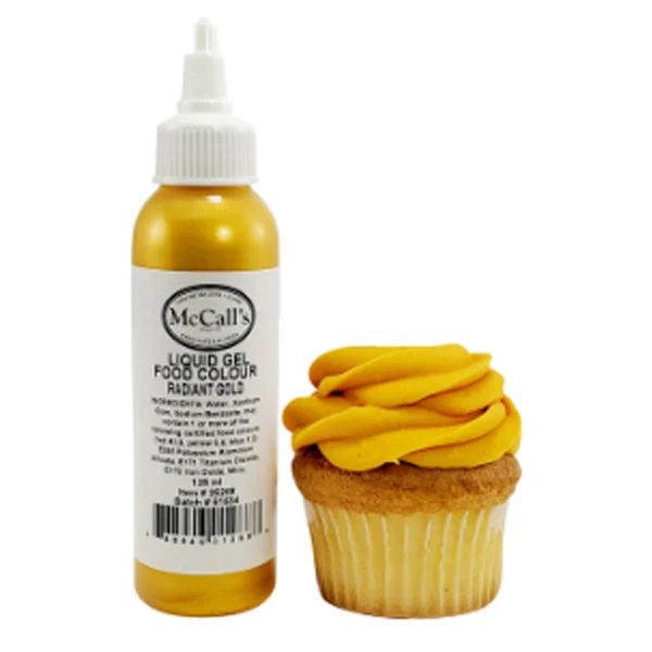 Mccalls - Liquid Gel Food Colour Golden Yellow 250ML