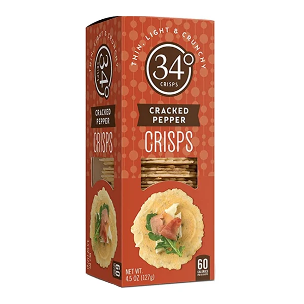 34 Degrees - Cracked Pepper Crisp 127GR