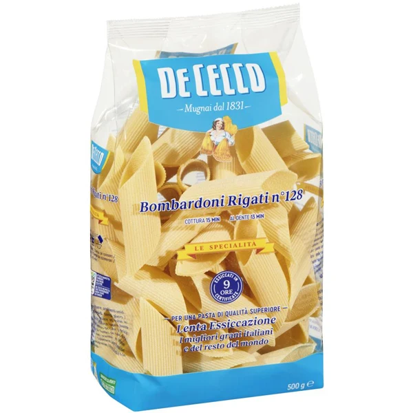 De Cecco - #128 Bombardoni Rigati 12x500 GR