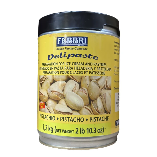 Fabbri 1905 - Delipaste Pistachio F Fine Tins 1.2KG