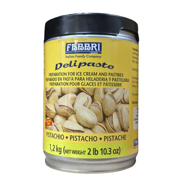 Fabbri 1905 - Delipaste Pistachio F Fine Tins 8x1.2 KG