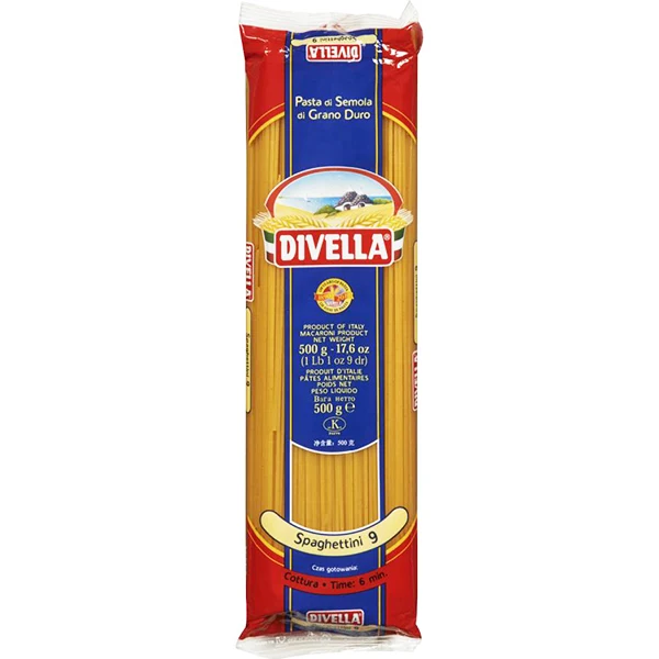 Divella - Spaghettini #9 24x500 GR