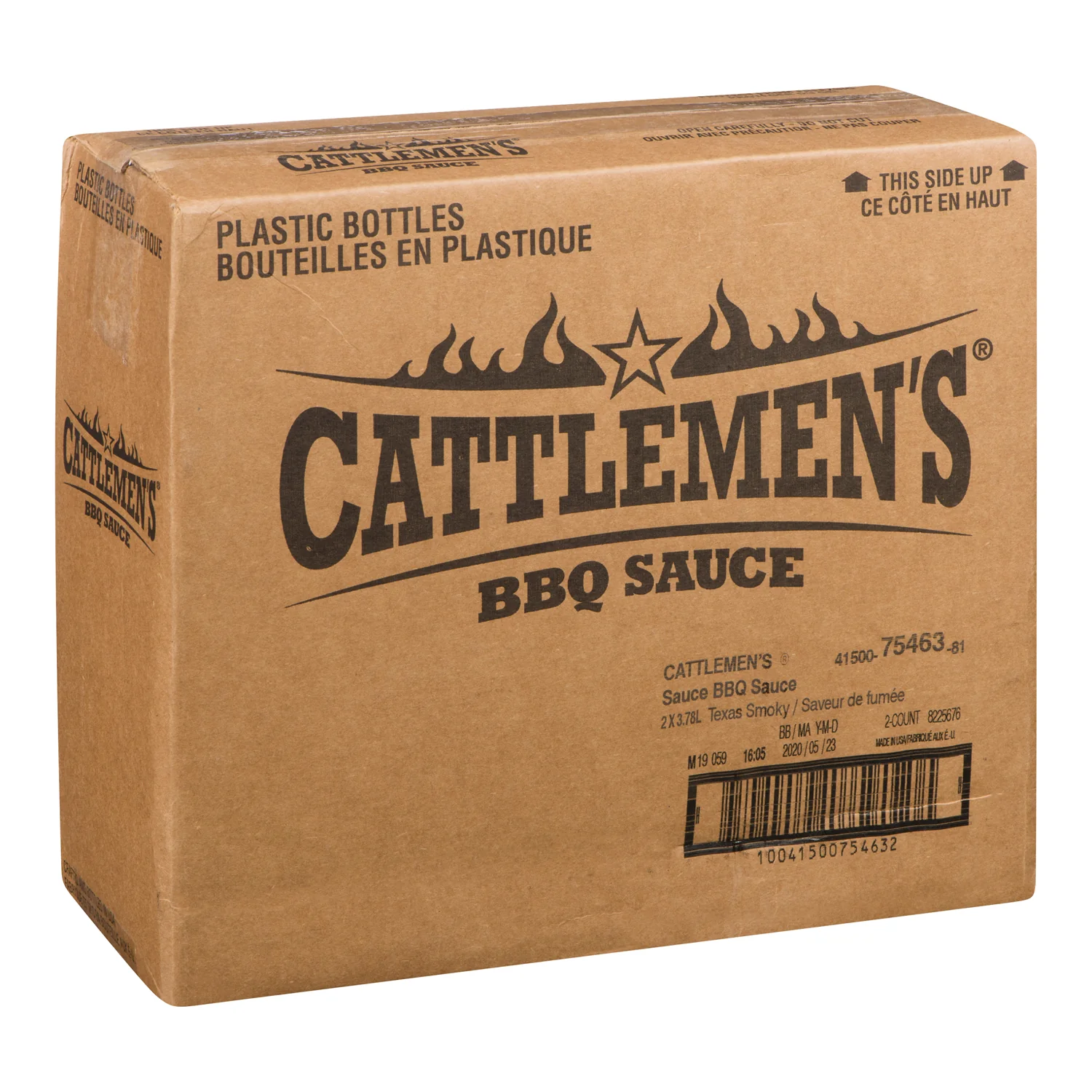 Cattlemens - Texas Smokey BBQ Sauce 2x3.78LT