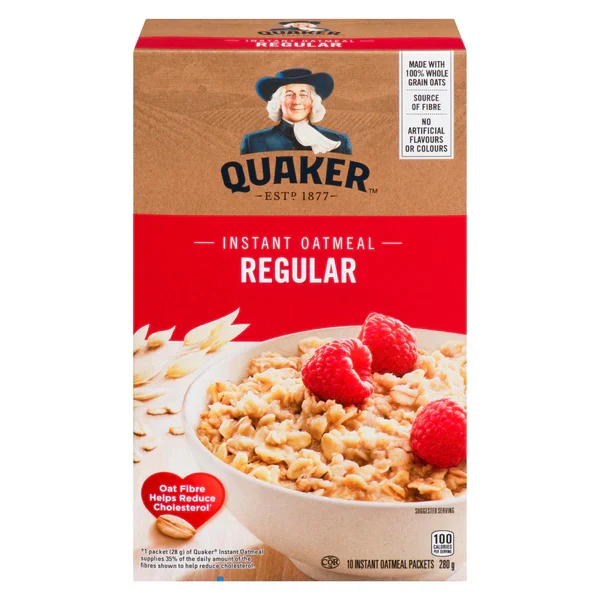 Quaker - Oatmeal Regular Instant 12x280 GR