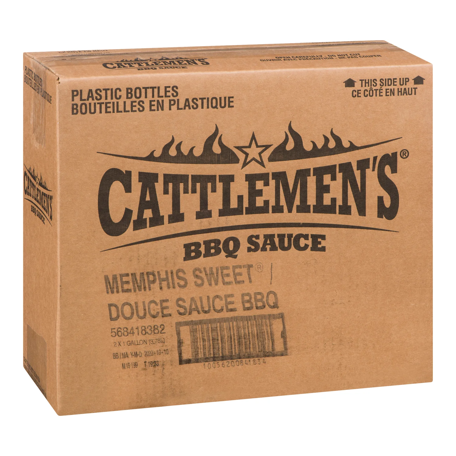 Cattlemens - Memphis BBQ Sauce 2X3.78L