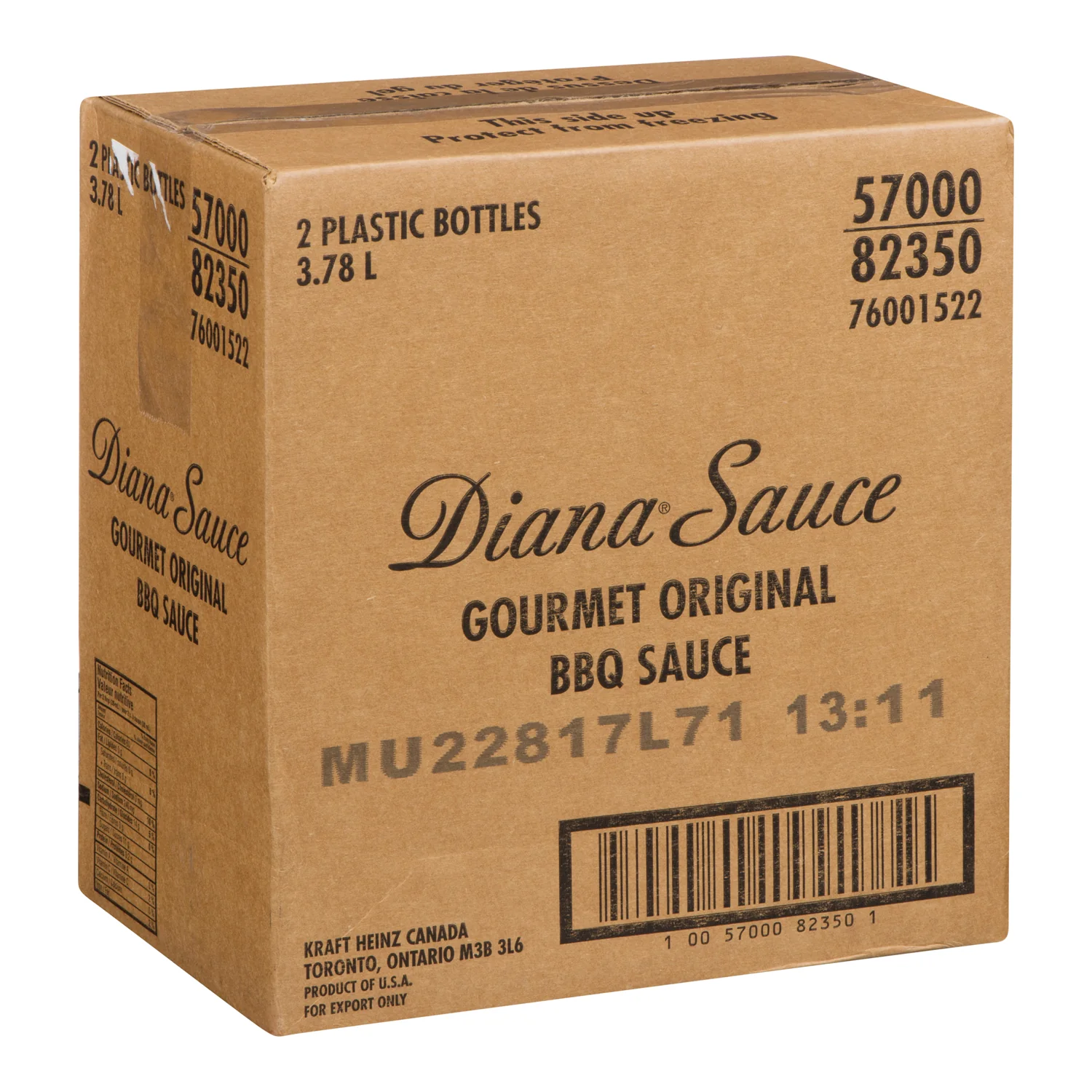 Diana - Sauce Gourmet Original BBQ 2x3.78LT