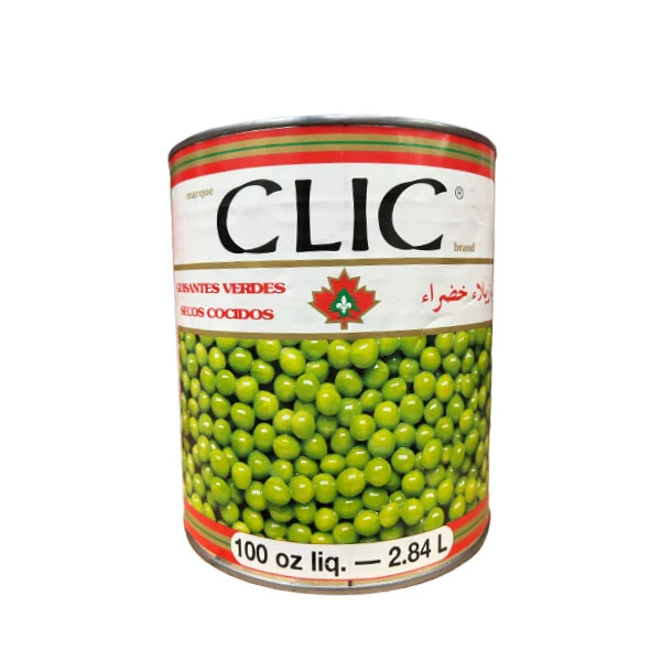 Clic - Green Peas Cooked Dry 6x100OZ