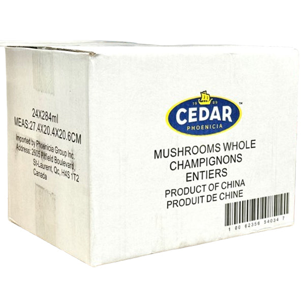 Cedar - Whole Mushrooms 24x284 ML