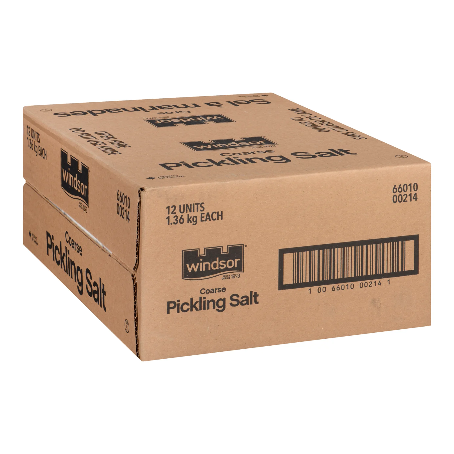 Windsor - Coarse Pickling Salt 12x1.36 KG