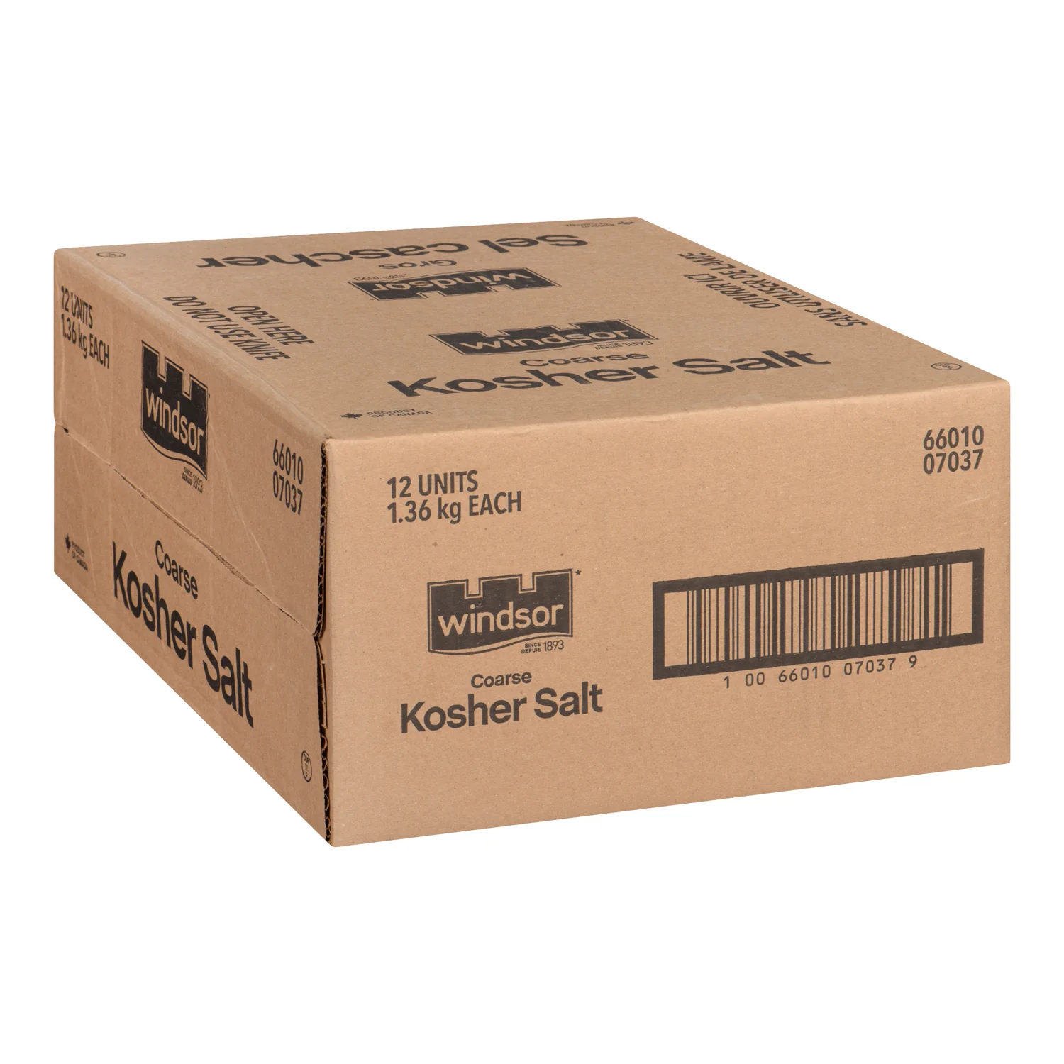 Windsor - Kosher Coarse Salt 12x1.36 KG