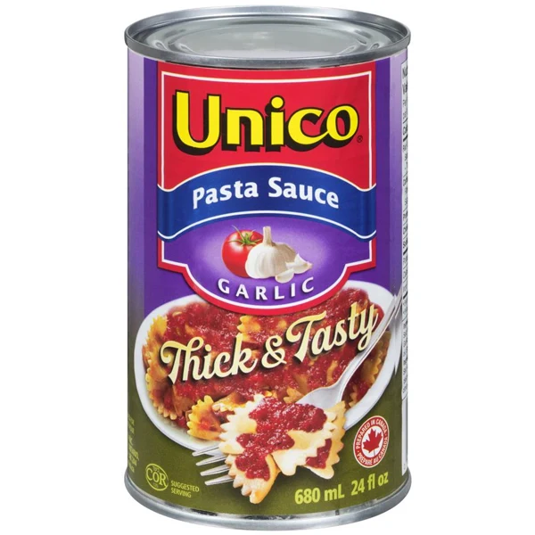 Unico - Garlic Pasta Sauce 12x680 ML