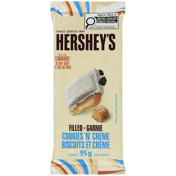 Hershey - Cookies N Creme Caramel & Sea Salt 14x95 GR