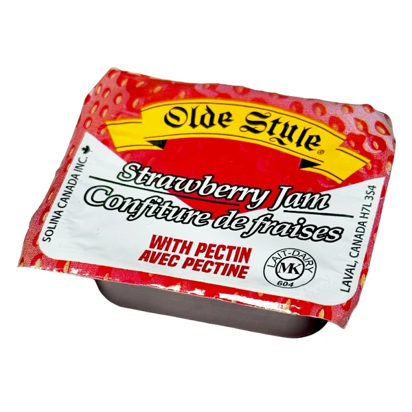 Olde Style - Strawberry Jam W/ Pectin Portions 250x16 ML