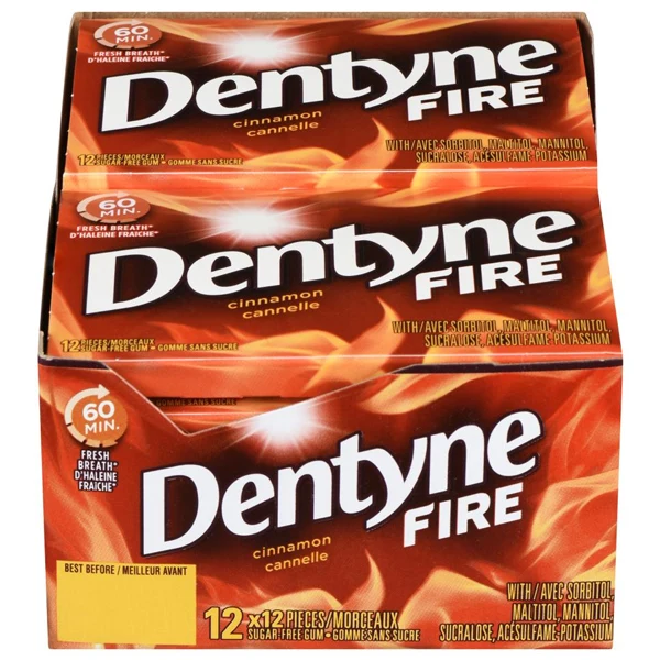 Dentyne - Fire Cinnamon 18x12x12 PC