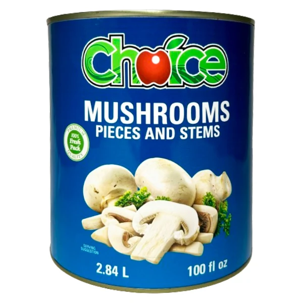 Choice Brands - Mushrooms Pieces Stems 6x100 OZ
