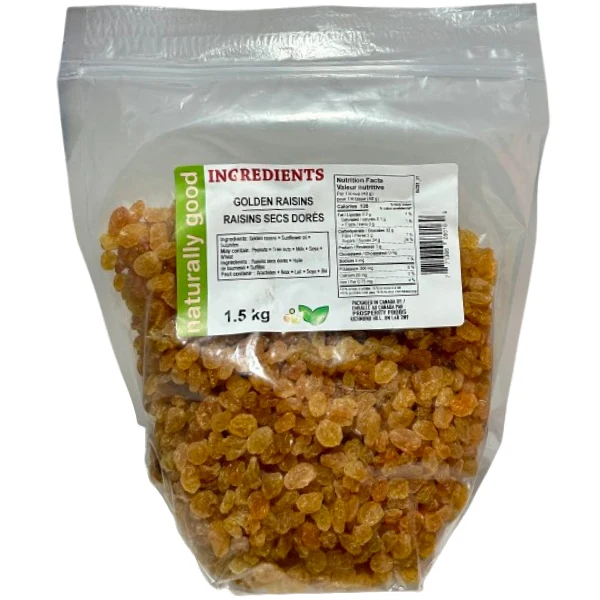 Naturally Good - Golden Raisins 2x1.5 KG