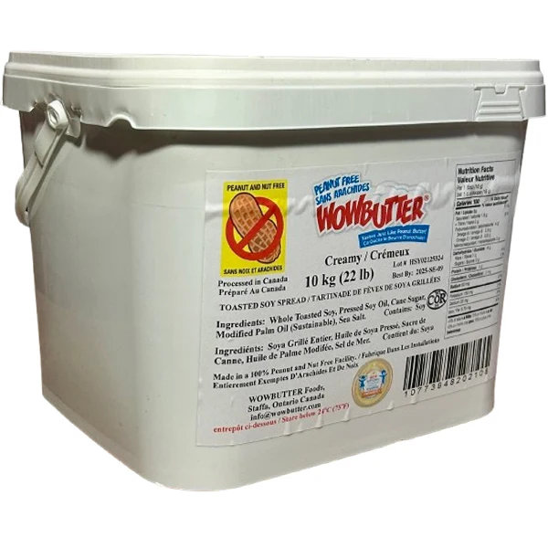 Wowbutter - Creamy Peanut Free Spread Pail 10KG