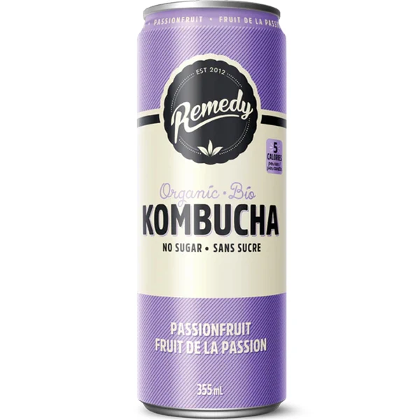 Remedy Drinks - Passionfruit Kombucha 6x4x355 ML