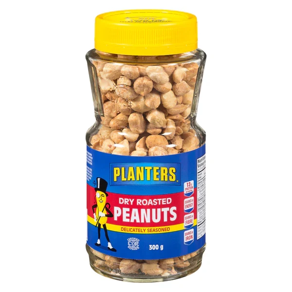 Planters - Peanuts Seasoned Dry Roasted 12x300 GR