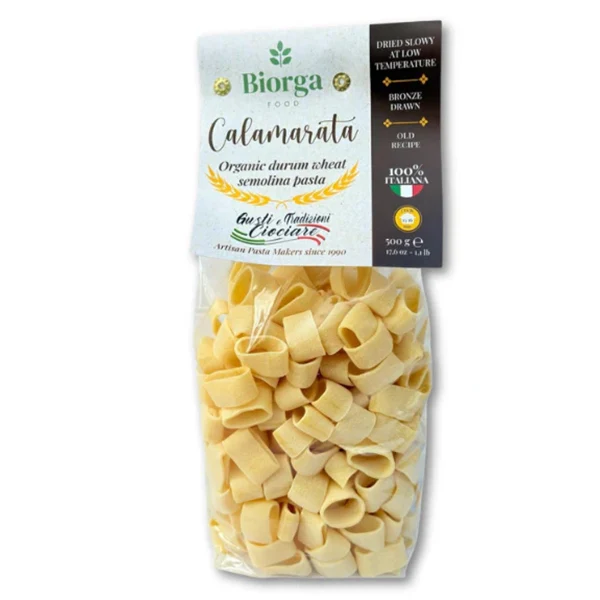 Biorga - Calamarata Organic Pasta Special Cut 500GR