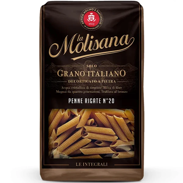 La Molisana - #20 Penne Rigati Whole Wheat 12x500 GR