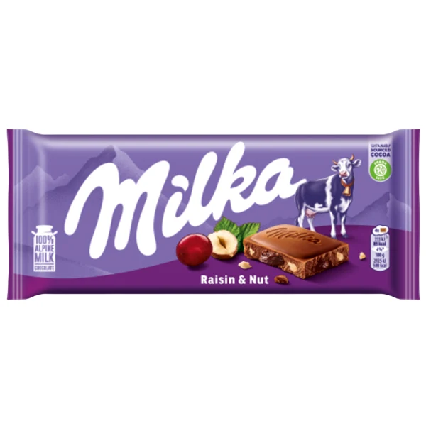 Milka - Raisin And Nut 90GR