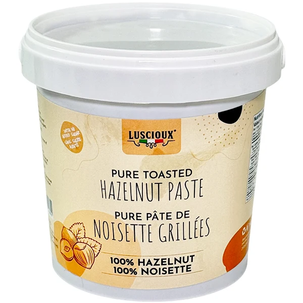 Luscioux - Pure Toasted Hazelnut Paste 6x1 KG