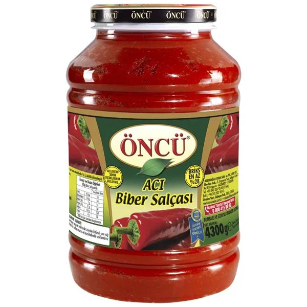 Oncu - Hot Pepper Paste 4300GR