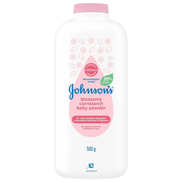 Johnson & - Blossom Cornstarch Baby Powder 24x500 GR