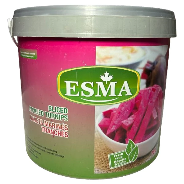 Esma - Sliced Pickled Turnips 18LT