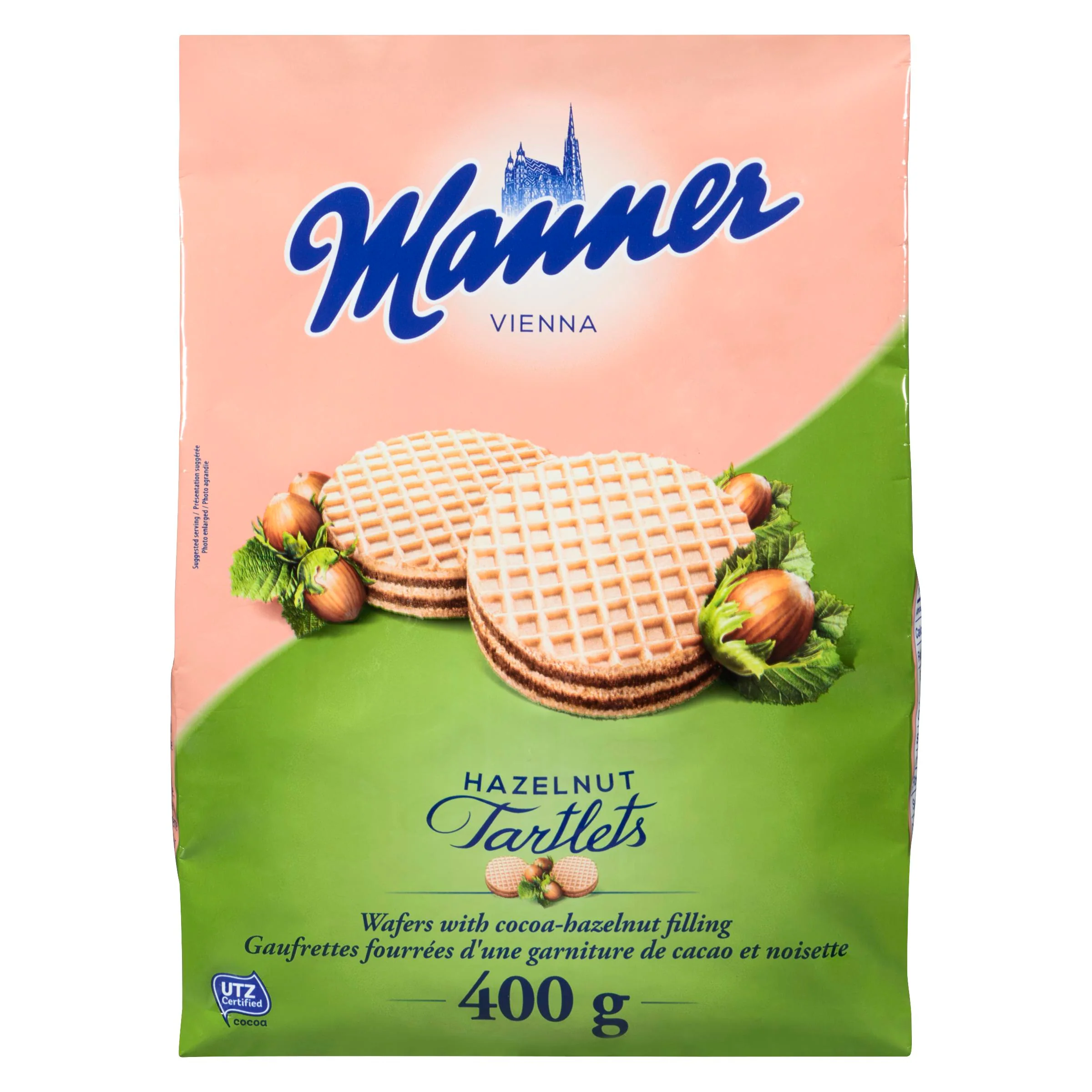 Manner - Tartlets Hazelnut Wafer 400GR