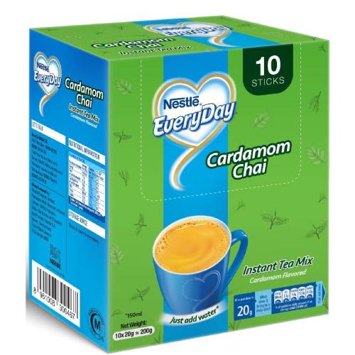 Nestle Everyday - Tea With Cardamom 3 In 1 Pack — Case (60 x 10 x 20 G)