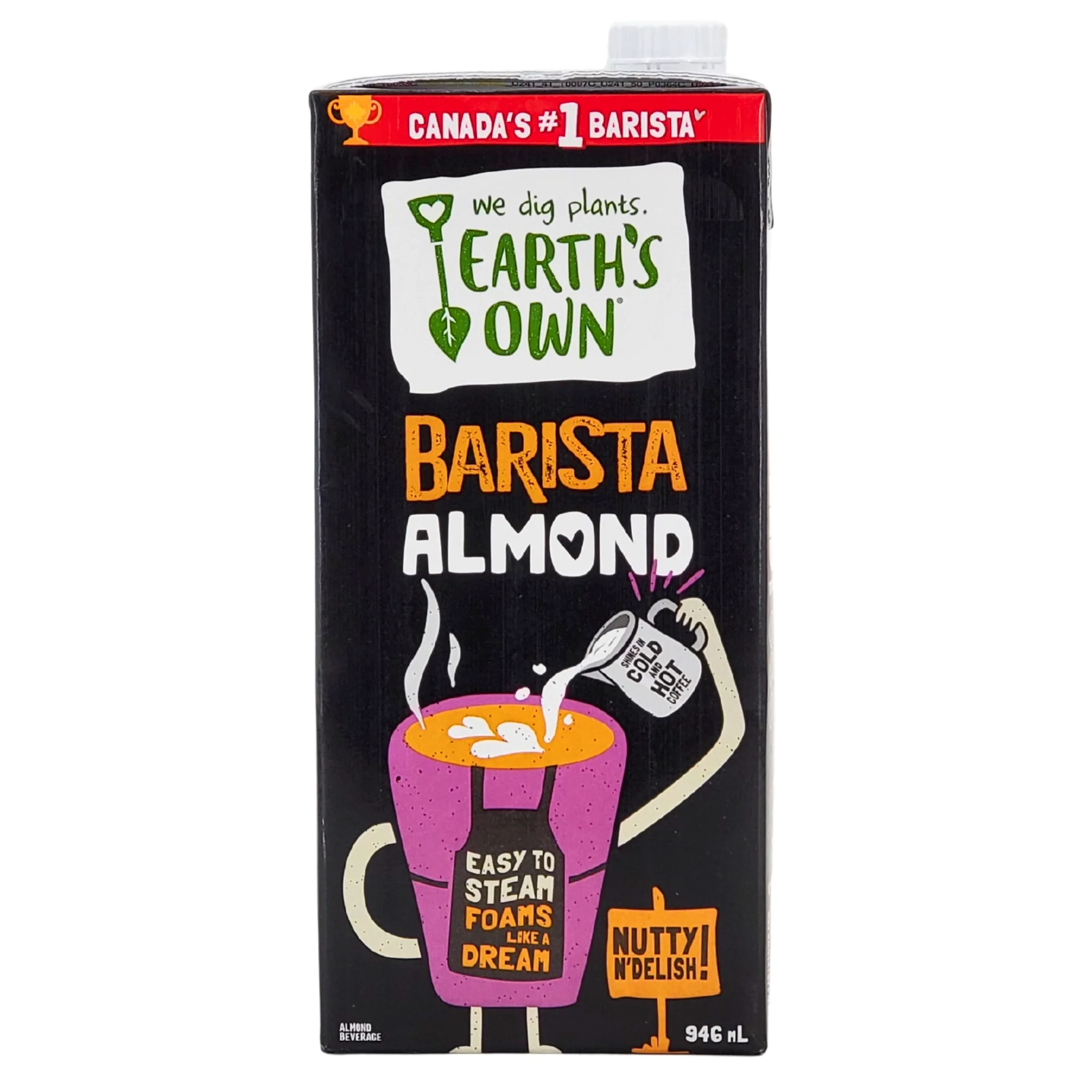 Earth's Own - Almond Barista Blend — Case (12 x 946 ML)