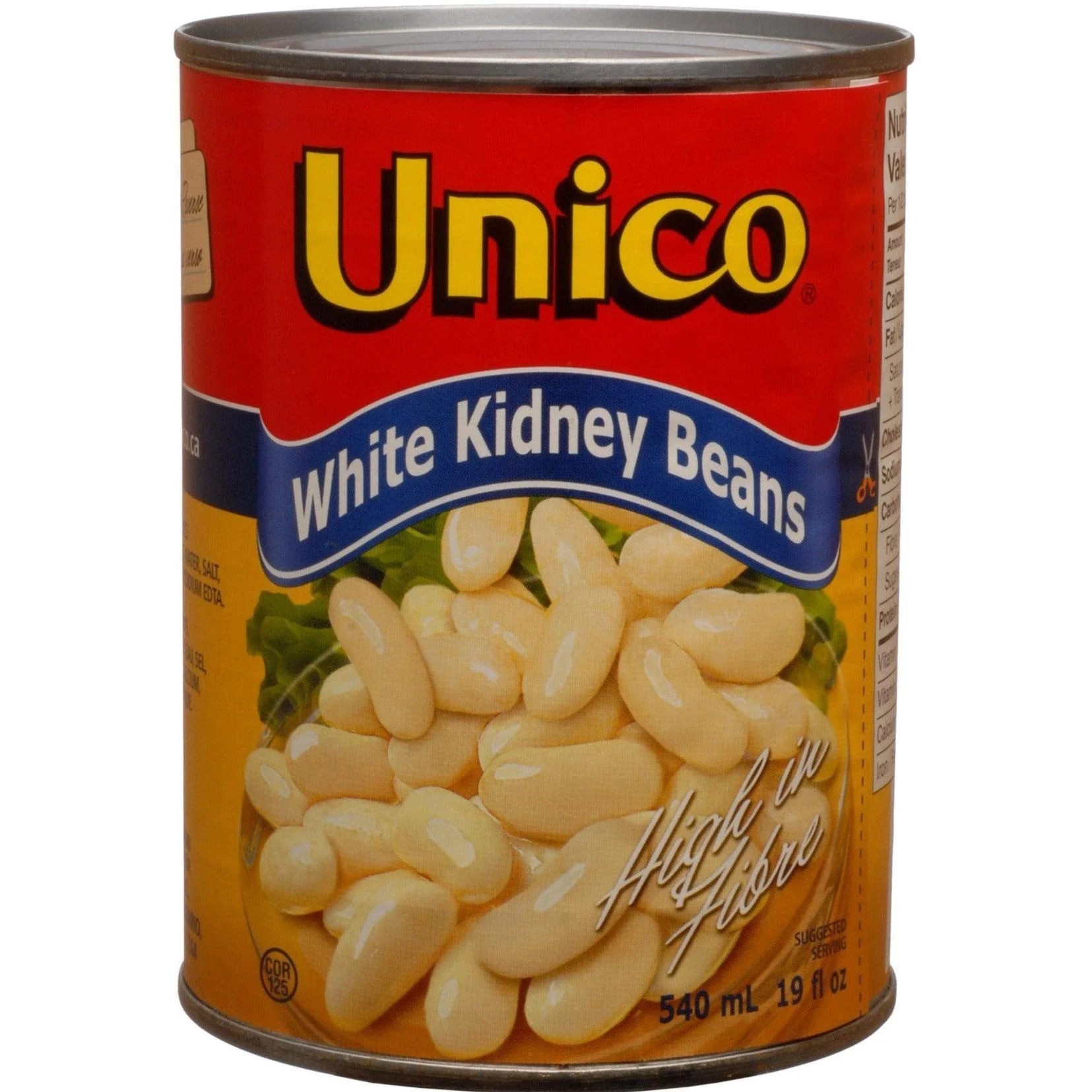 Unico - Kidney Beans - White — Case (24 x 540 ML)