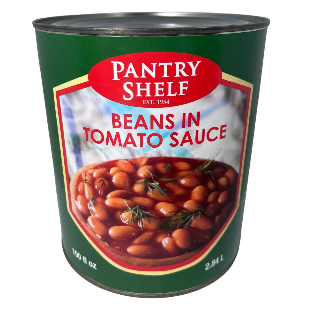 Pantry shelf - Beans in Tomato Sauce — Each (2.84 L)