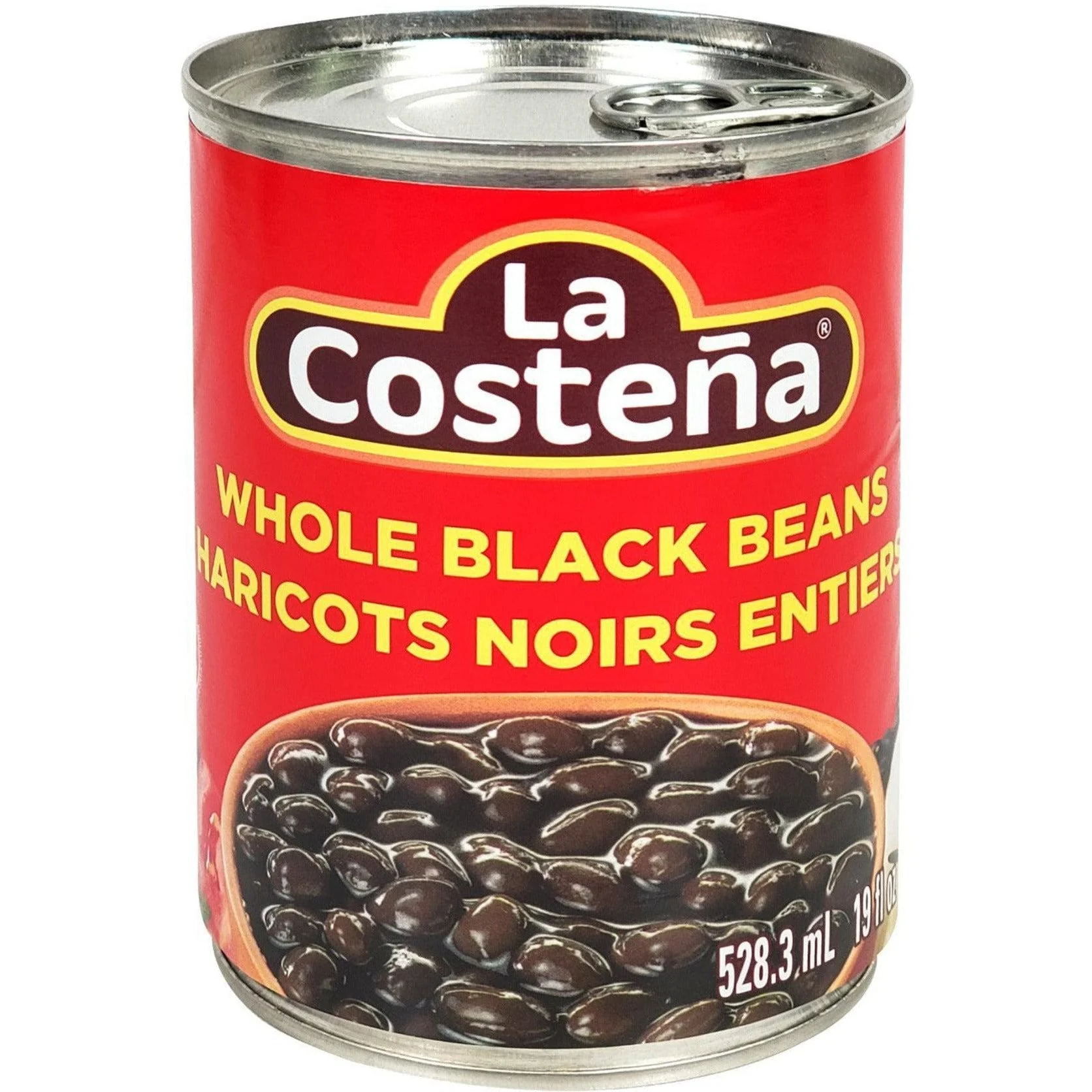 La Costena - Whole Black Beans — Case (12 x 528 ML)
