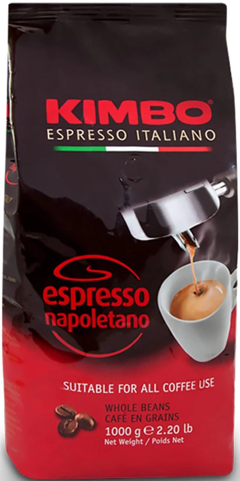 Kimbo - Espresso Napoletano - Whole Bean Coffee — Case (6 x 1 KG)