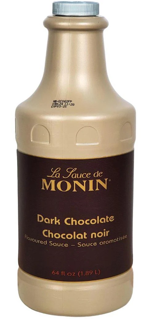 Monin - Dark Chocolate Sauce — Case (4 x 64 OZ)