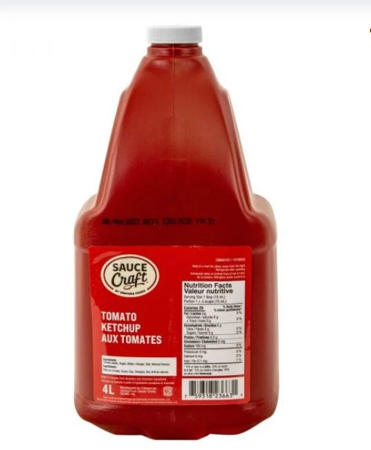 Sauce Craft - Ketchup - Large — Case (4 x 4 L)