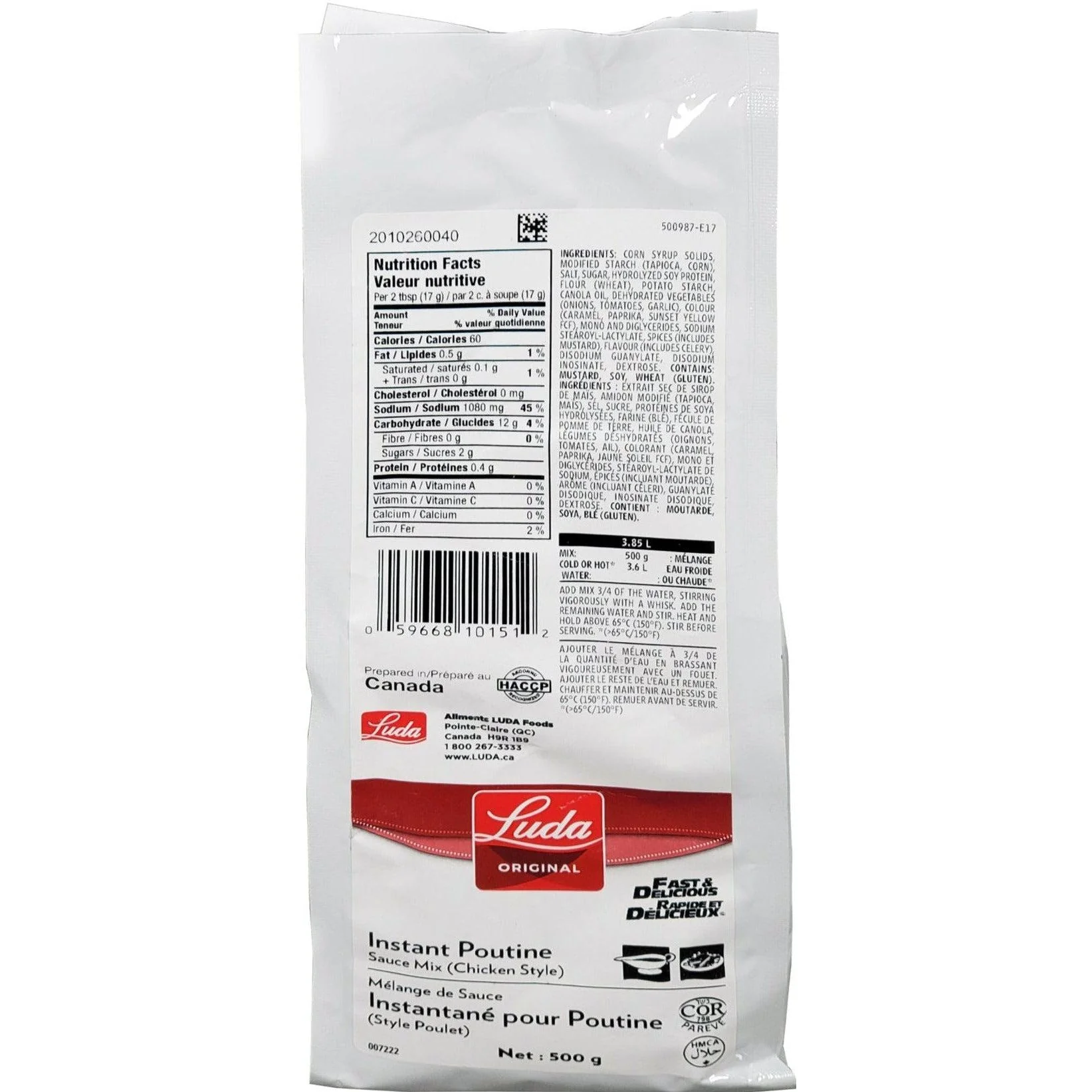 Luda - Instant Poutine Sauce Mix — Each (500 G)