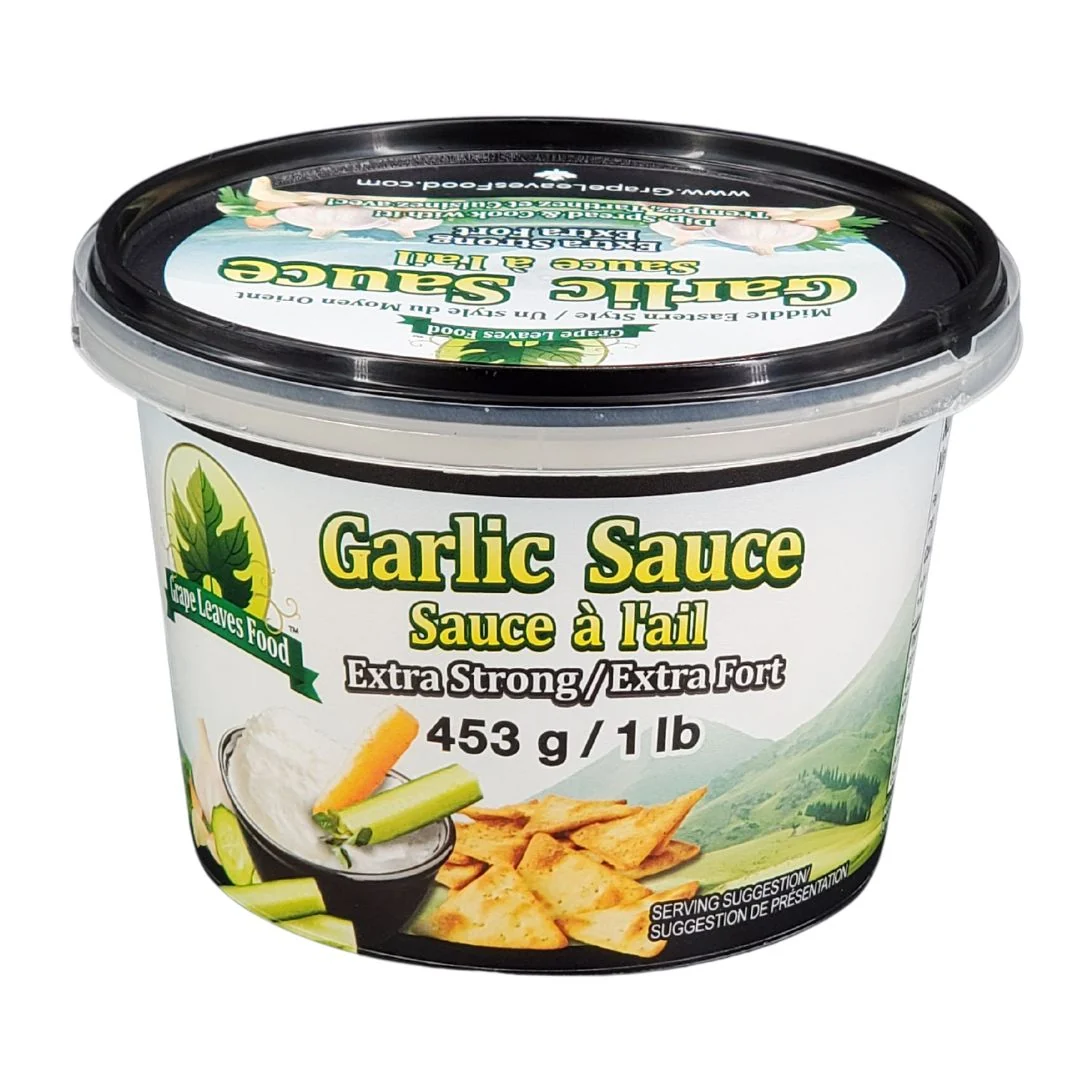 Grape Leaves - Extra Strong Garlic Sauce - 453 g — Each (453 G)
